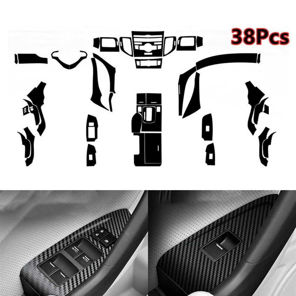 

Декоративная наклейка 5D из углеродного волокна, устойчивая к высоким температурам, для интерьера автомобиля, Солнцезащитный винил для Acura TSX 2009-2014