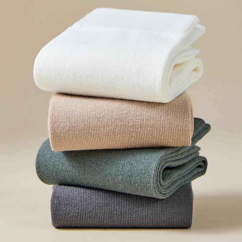 Хлопковые носки мужские осенние и весенние носки-трубочки антибактериальный