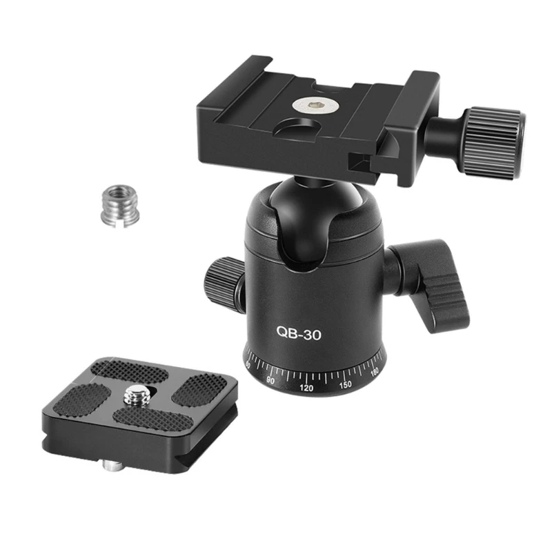 

QB-30A быстросъемная шаровая Головка DSLR Camera Monopd Mount фотоаксессуары