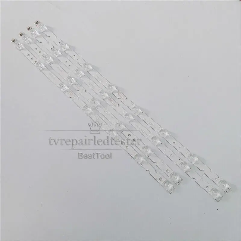 

4pcs LED Strips for TCL 55F6 55L2 4C-LB5508-HR03J 4C-LB5507-HR03J 55HR330M08A2 led tv bar
