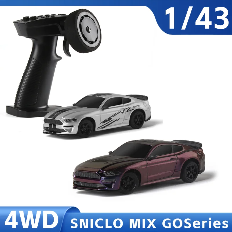 Фото SNICLO CA34 RC 1/43 автомобиль FPV 4WD Mini Pocket Drift Racing 2,4 ГГц электрический RC модель автомобиля для дрифта детские игрушки подарки №1