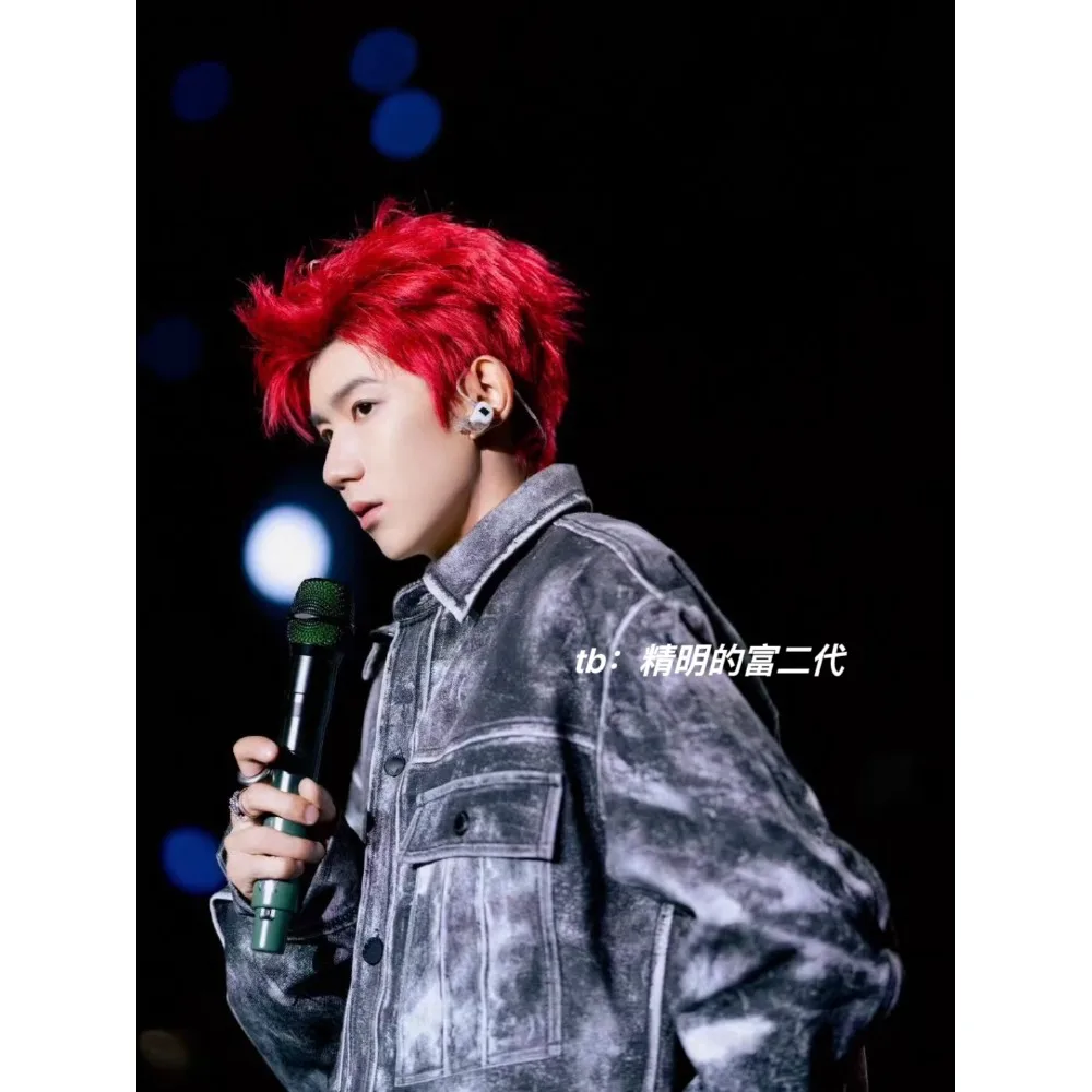 NIGO Мужская винтажная однобортная джинсовая куртка с цифровым принтом Y2k