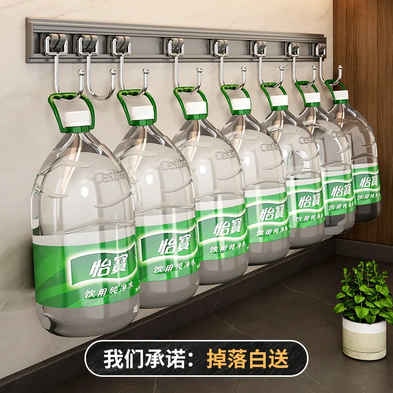 Многофункциональное настенное хранилище с крючками кухонная стойка для