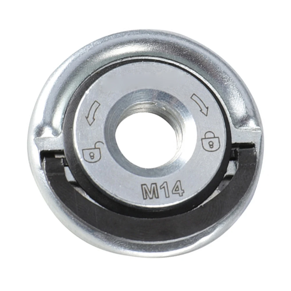 

Universal M14 SelfLocking Grinder Pressing Plate Flange Nut Improve Grinding Efficiency, Compatible with Most M14 Grinders