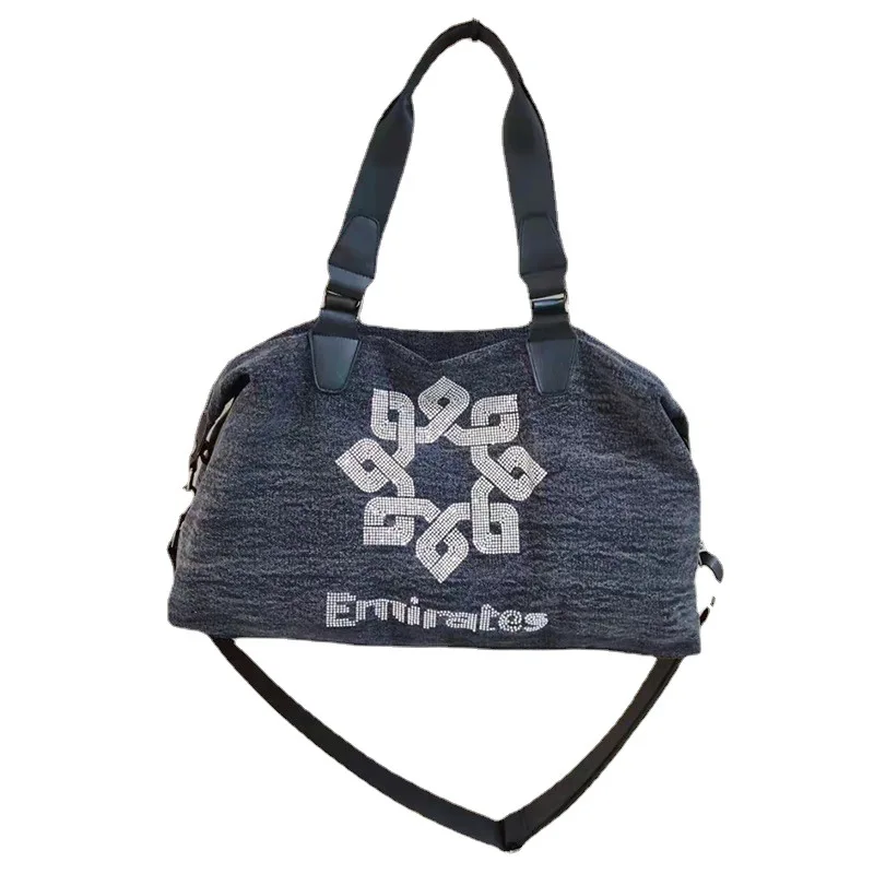 

Роскошная дорожная сумка CFUN YA из денима, спортивные сумки, женская сумка-тоут, сумка через плечо, Спортивная Многофункциональная сумка, сумк...