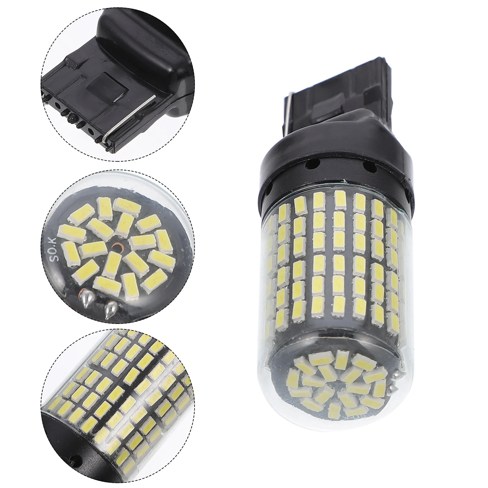 

LED Turn Signal Wiz Bulbs Car Anti- Stroboscopic Light Signal Light Car Turn Light Aluminum Car Brake Light