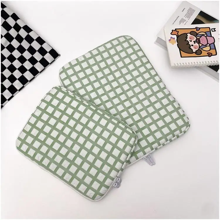 

Minimalist 14-inch Laptop Sleeve with Japanese Pattern Interior for 10.2-inch iPad and Apple/Huawei Notebooks