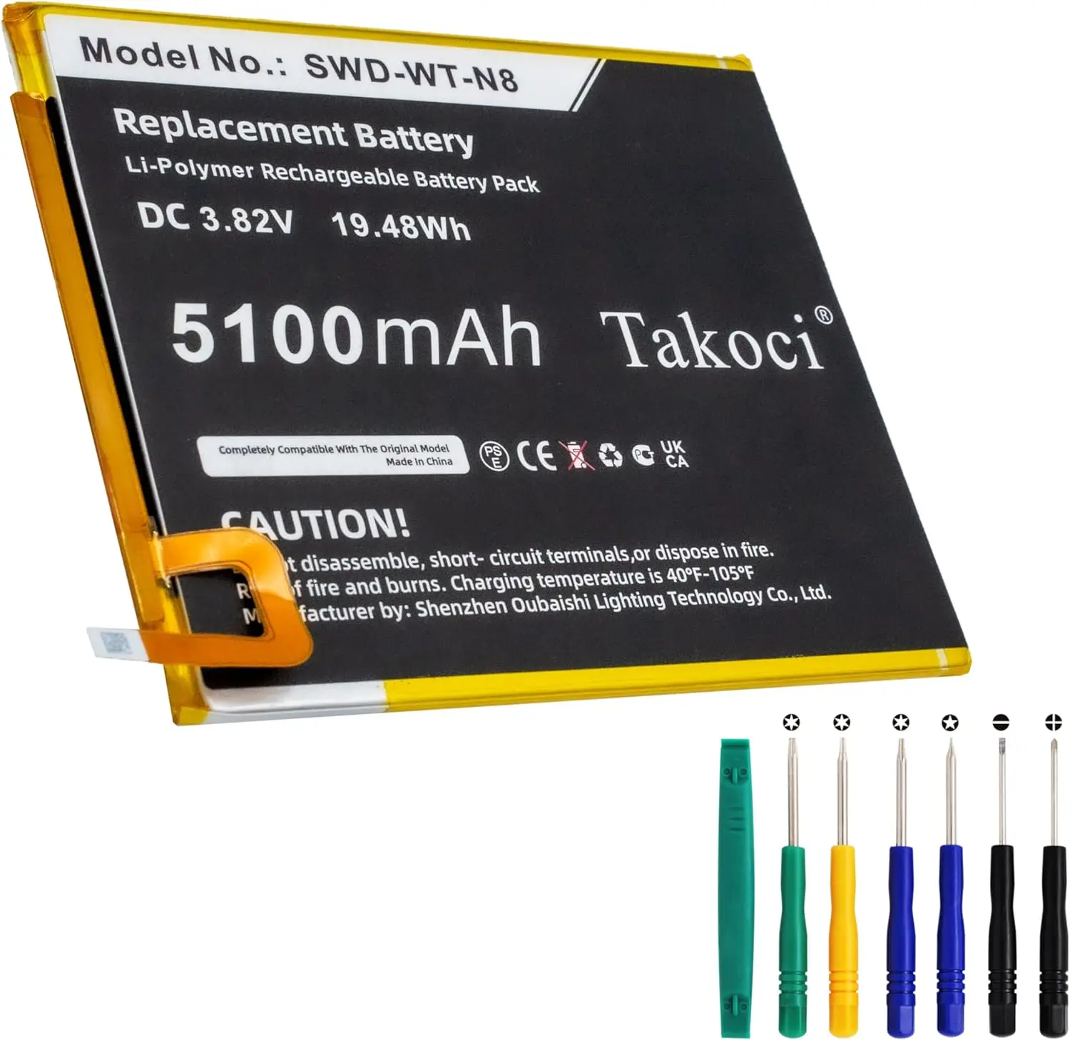 Сменный аккумулятор для Samsung Galaxy Tab A 8.0 2019 SM-T290 SM-T295 SM-T295C SM-T295N SWD-WT-N8 3 85 В/мА