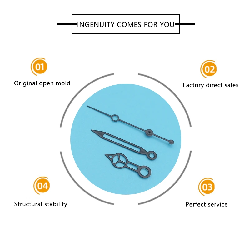 Watch Hands Of Watch Accessories Green Luminous Suitable For NH35/NH36 Movement SKX007 6105 Tuna Canned  Daytona Submariner GMT