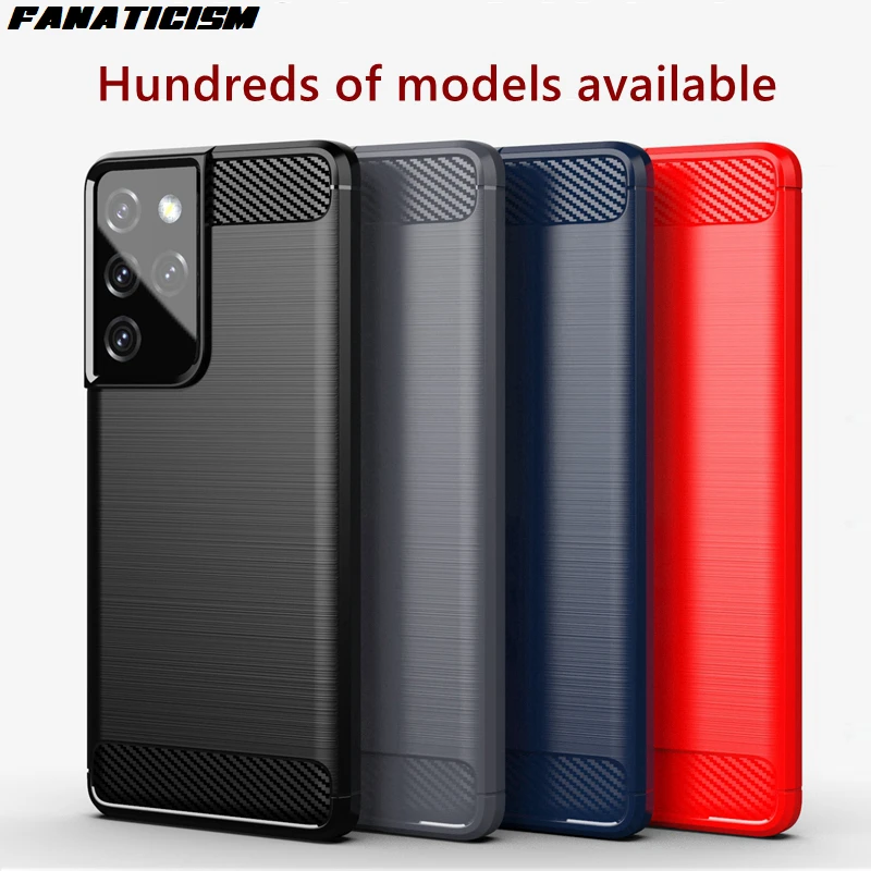 500 шт. ТПУ прочный защитный чехол для Galaxy S8 S9 S10 S20 S21 S22 Note 20 10 9 Plus Ultra FE матовый
