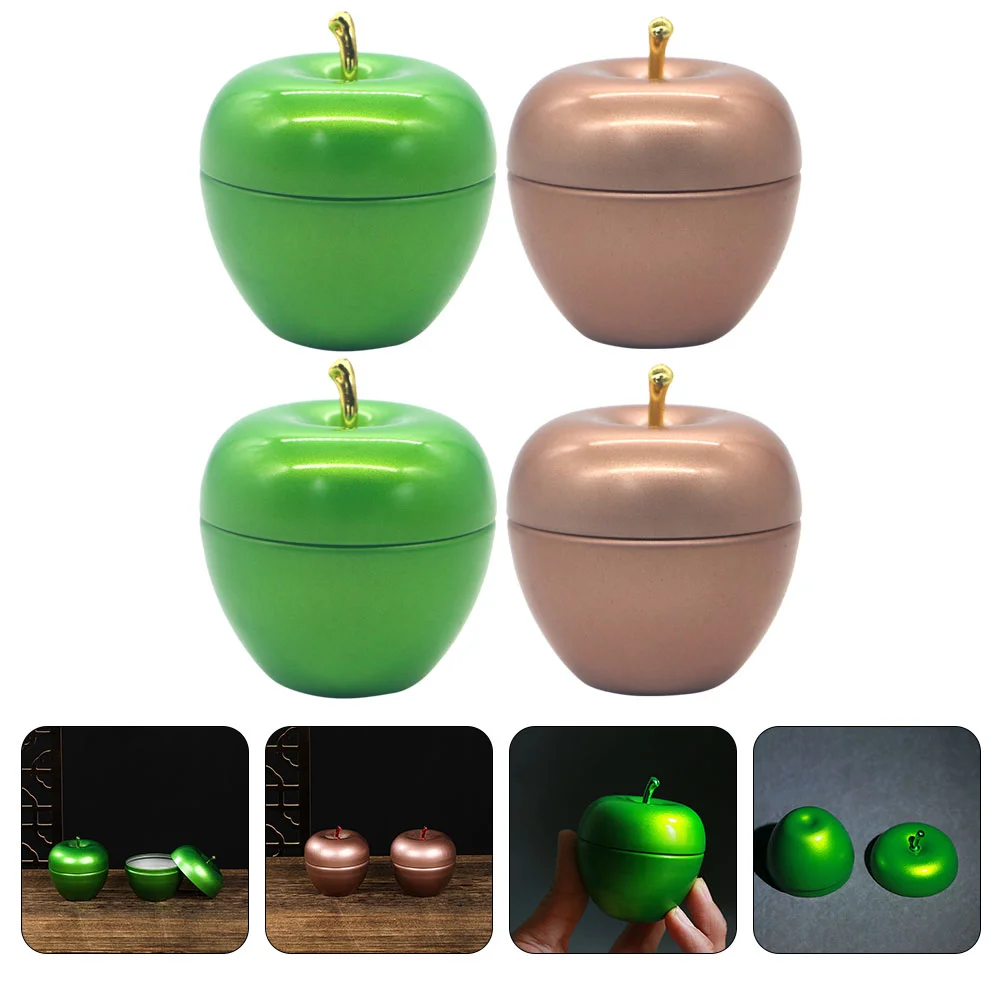

Apples Jar Christmas Candy Shaped Cookie Tins Box Tea Tin Container Canister Flour Decorativejewelry Honey Boxes Emptycoffee