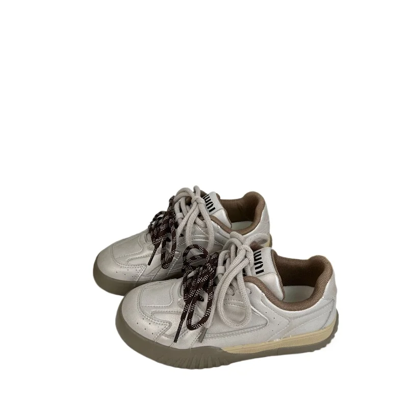 Спортивная обувь Dexun в стиле ретро цвета шампанского для женщин ранней весны