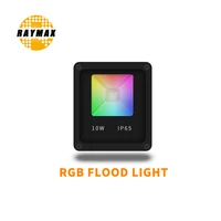 rgb led flood light 10203050w ac 110v220v ip65 waterproof outdoor led rgb spotlight reflector lamps landscape lighting