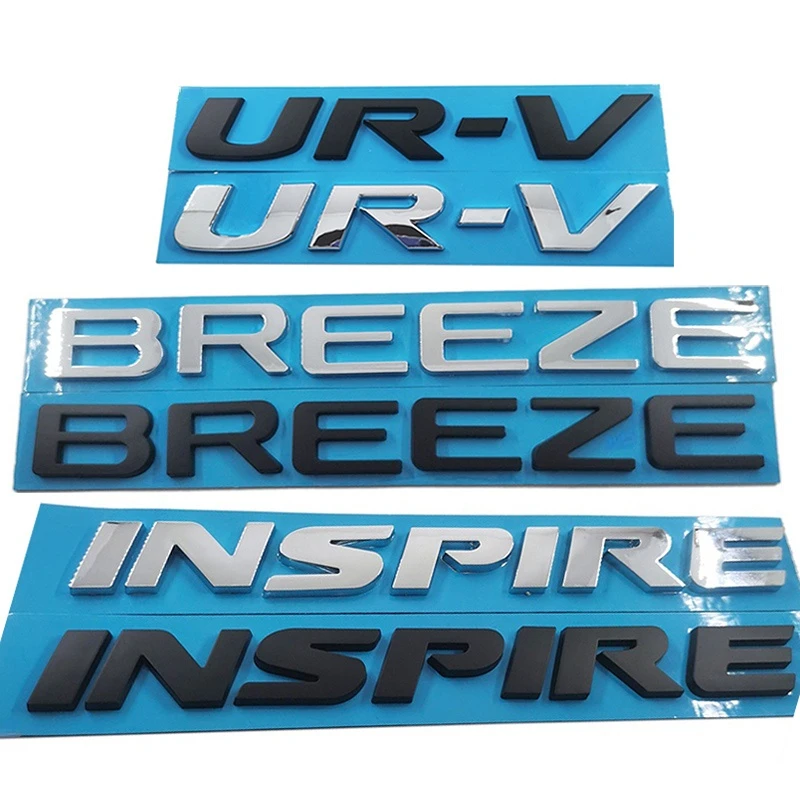

Car Rear Trunk Emblem Badge Sticker Letter Logo Nameplate Decal For UR-V URV BREEZE INSPIRE