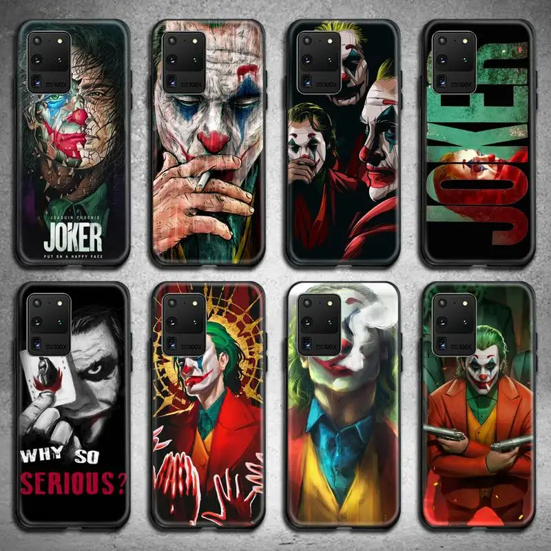 

BANDAI Joker Heros Clown Phone Case For Samsung Galaxy S21 Plus Ultra S20 FE M11 S8 S9 plus S10 5G lite 2020