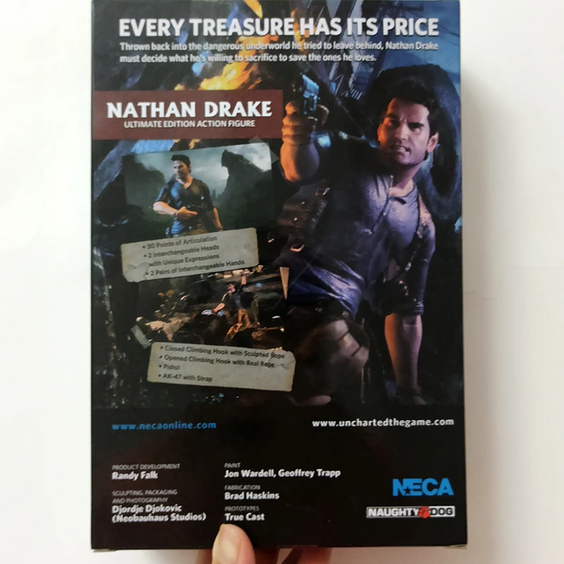 NECA Uncharted 4 A краж с концом Нейтан Дрейк экшн-фигурка игрушки сборная кукла