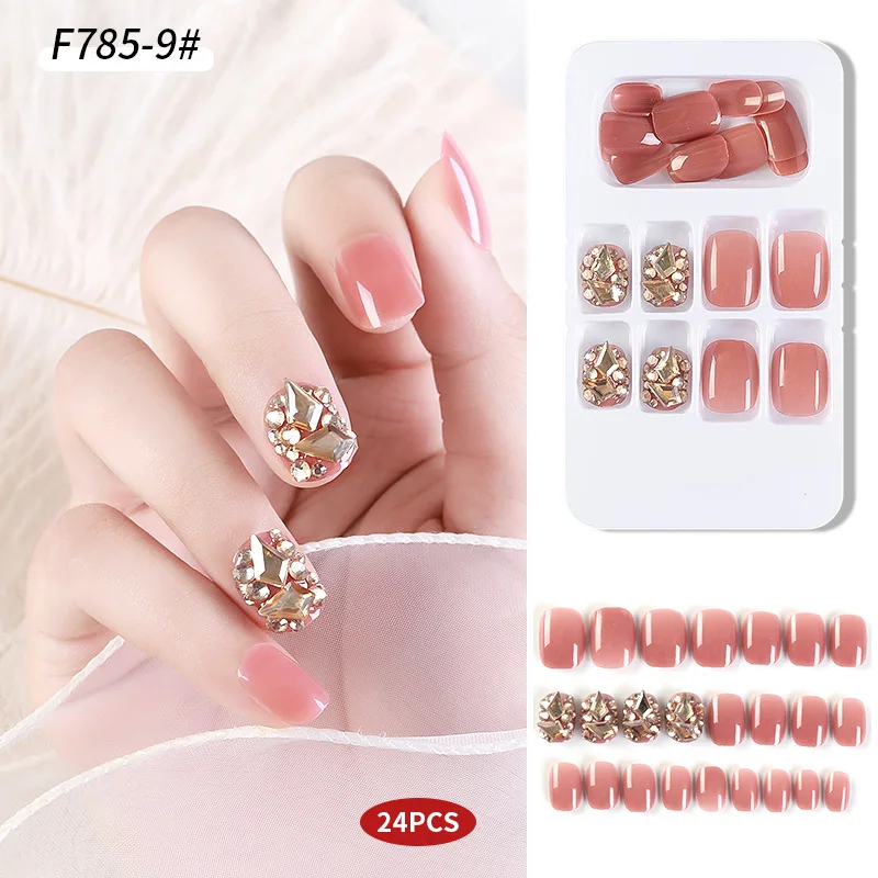 

Nail dressing wholesale removable false nail patch can be taken with wearable female waterproof nail patch