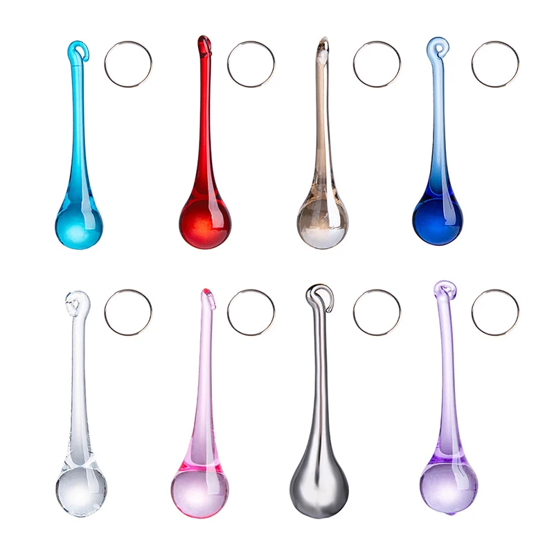 

Подвеска на рождественскую елку, украшение в виде капли воды, хрустальная люстра в форме капли дождя, стеклянная призма, капля в виде сосуле...