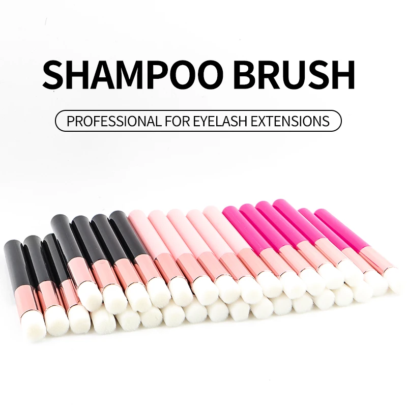 

50pc Eyelash Cleaning Brush Lash Shampoo Brush for Eyelash Extensions Brush Eyelash Extension Brosse Cils מברשות איפור מקצועיות