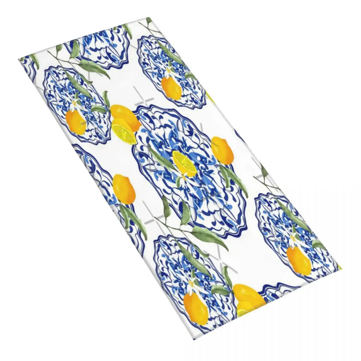 

Simple Summer,citrus,mosaic Towel Comfortable Travel Souvenir Gift