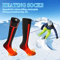 savior heated socks battery cycling sports socks thermal electric for camping winter footwarmers fashion stocking men women