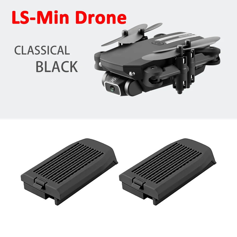 

3.7V 650mAh LS-MIN Drone Original Battery Spare Parts Accessory Gray/Black