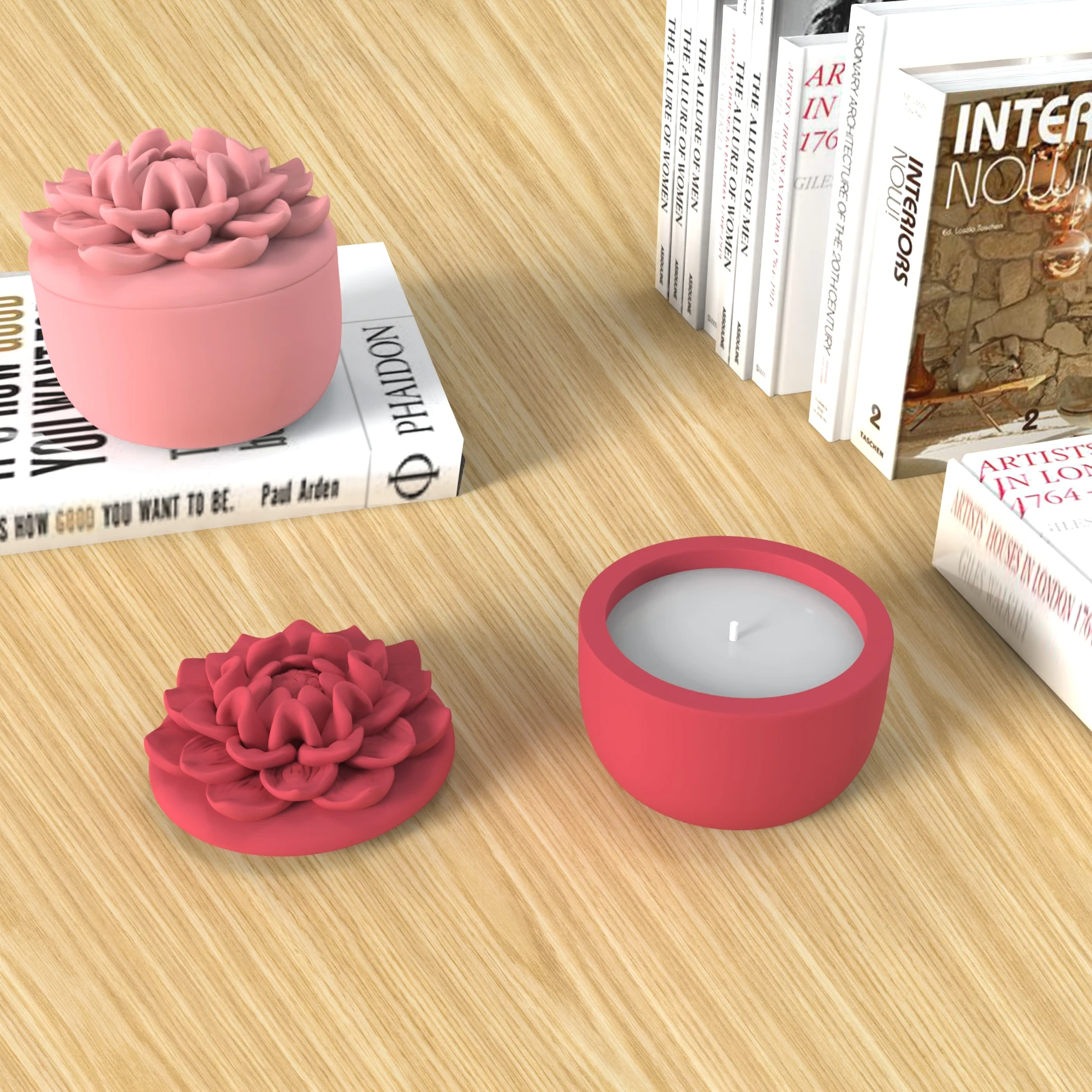 Новинка 2024 Цветочная крышка банка для свечей искусственный пластырь и сделай сам