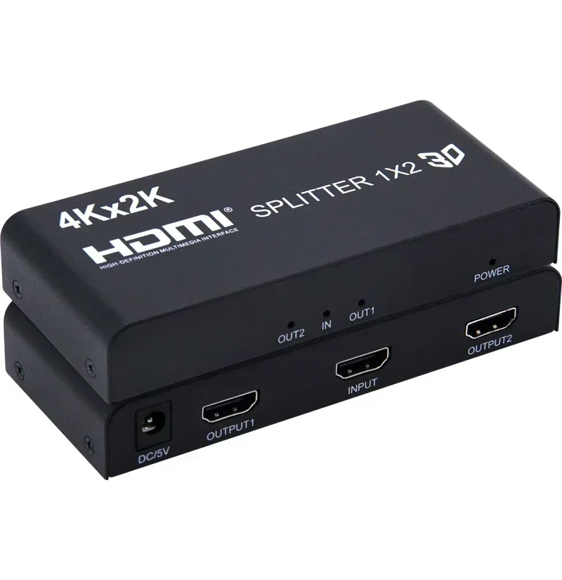 Фото Разветвитель 4K 3D 1x4 HDMI 1x2 Видеораспределитель 1 в 4 выхода 2 выхода 4K60 Гц Двойной дисплей для камеры PS3 PS4 Ноутбук ПК к ТВ-монитора №4