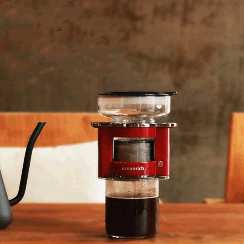 Coffee Machine Hand Brewing Pot Drip Coffee Machine Portable Intelligent Rotating Automatic Hand Brewing Coffee Pot