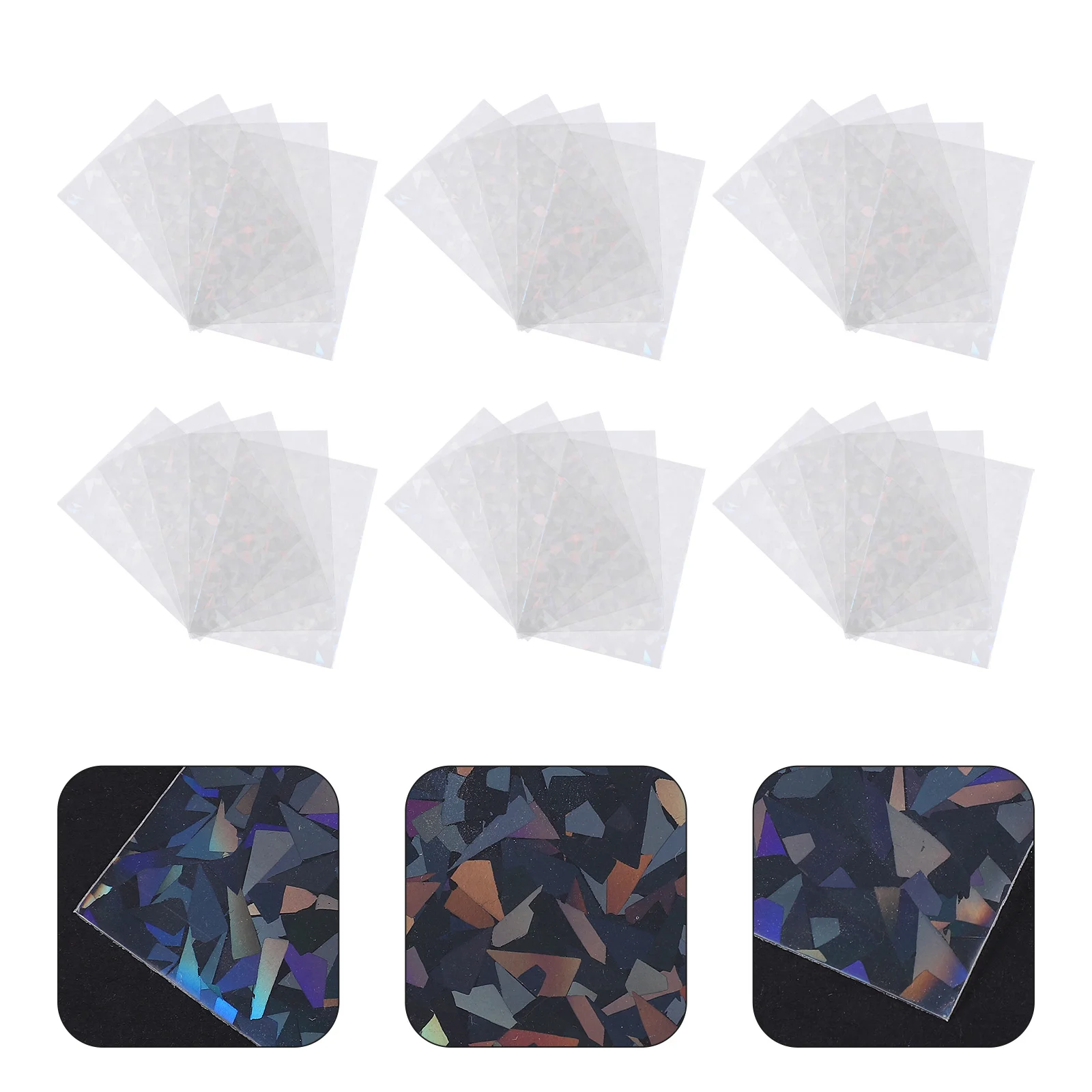 

100pcs PVC Baseball Sleeves Photocard Holder Trading Protectors