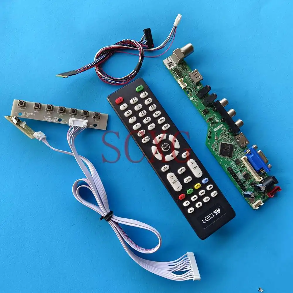 

Совместимая панель B156HW01 V7 15,6 "1920 1080 VGA AV USB HDMI аналоговый ТВ сигнал 40 Pin LVDS светодиодный ЖК-дисплей контроллер драйвер плата комплект