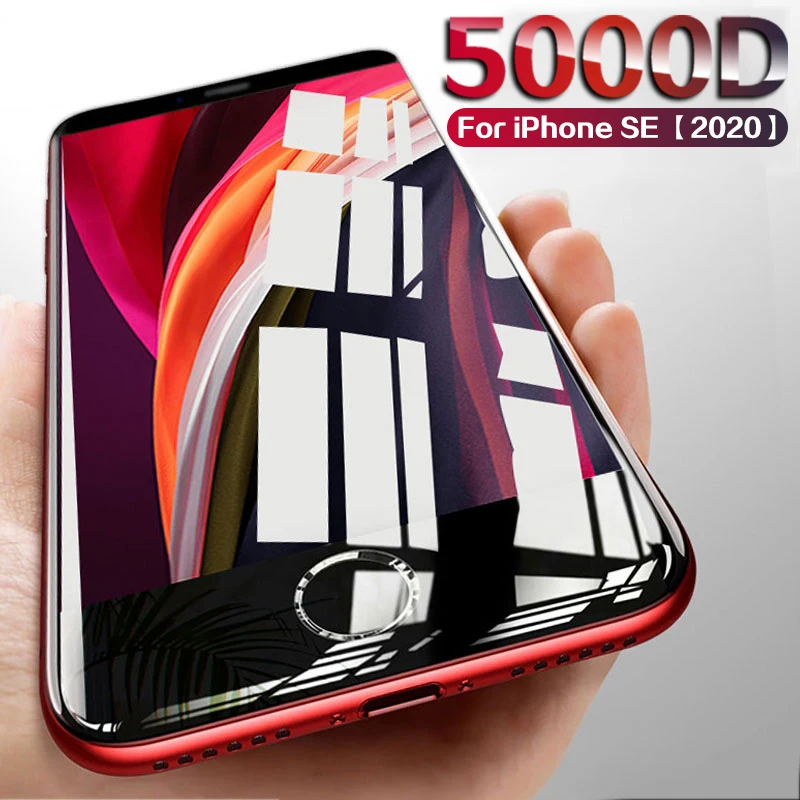 

5000D полное покрытие закаленное стекло для iPhone 11 12 13 Pro Max защита экрана защитное стекло на iPhone 11 12 13 XR XS MAX стекло