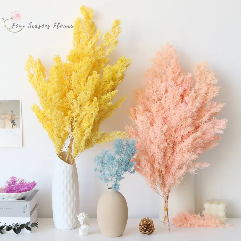 

110 г, сосновые иглы Penglai, Натуральные сушеные цветы, скандинавский Декор для дома, аксессуары, искусственные цветы, богемное свадебное украшение