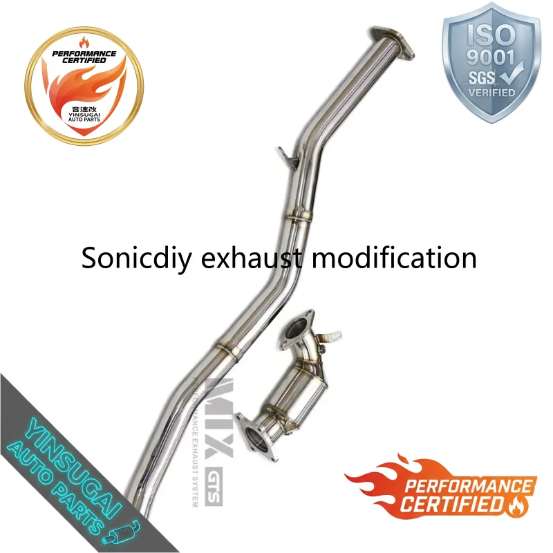 Высокопроизводительный передний выпускной патрубок Sonicdiy для Subaru WRX FA20 2.0T 2015-2021 из нержавеющей стали SS304, уменьшающий обратное давление. (art.: 3920dc41ecef2) - 3920dc41ecef2