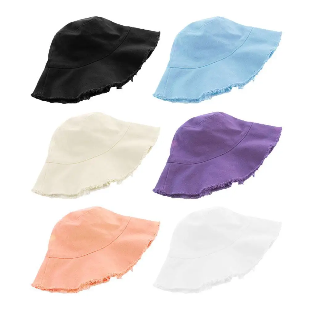 

Fashion Edge Bucket Hat Women Summer Shade Fisherman Hat Outdoor Beach Fishing Sun Hat Fisherman Hat hip Hop Panama Hat