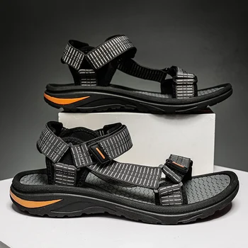 Men Summer Sandals Outdoor Casual Sandals Comfortable Beach Aqua Shoes Non-slip Light Weight Breathable Sandals Summer Slippers 1