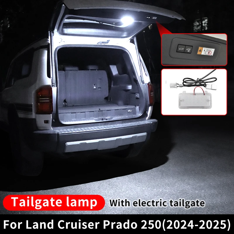 

Для Toyota 2024 2025 Land Cruiser Prado LC250 J250 фонарь задней двери Lexus GX550 дверной проектор автомобиля модификация света аксессуары