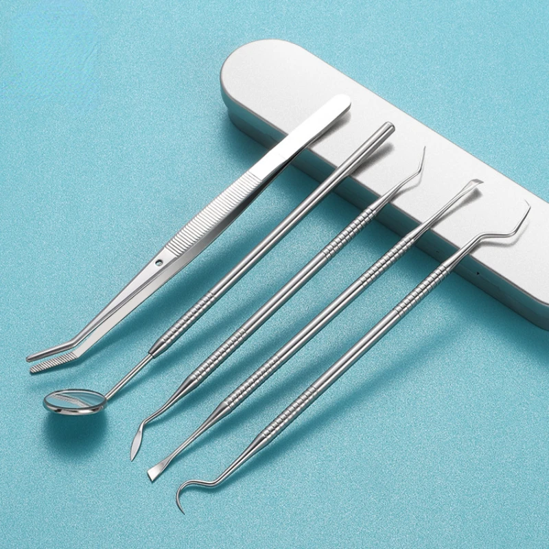 

Dental Mirror Sickle Tartar Scaler Teeth Pick Spatula Dental Laboratory Equipment Dentist Gift Oral Care Tooth Cleaning Tools