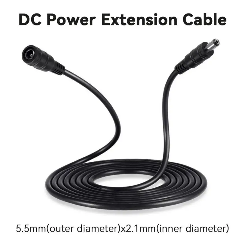 

DC Power Extension Cable 5.5mmX2.1mm Male Female Power Cord Extend Wire For Router CCTV Camera Led Strip Electrical Equipment