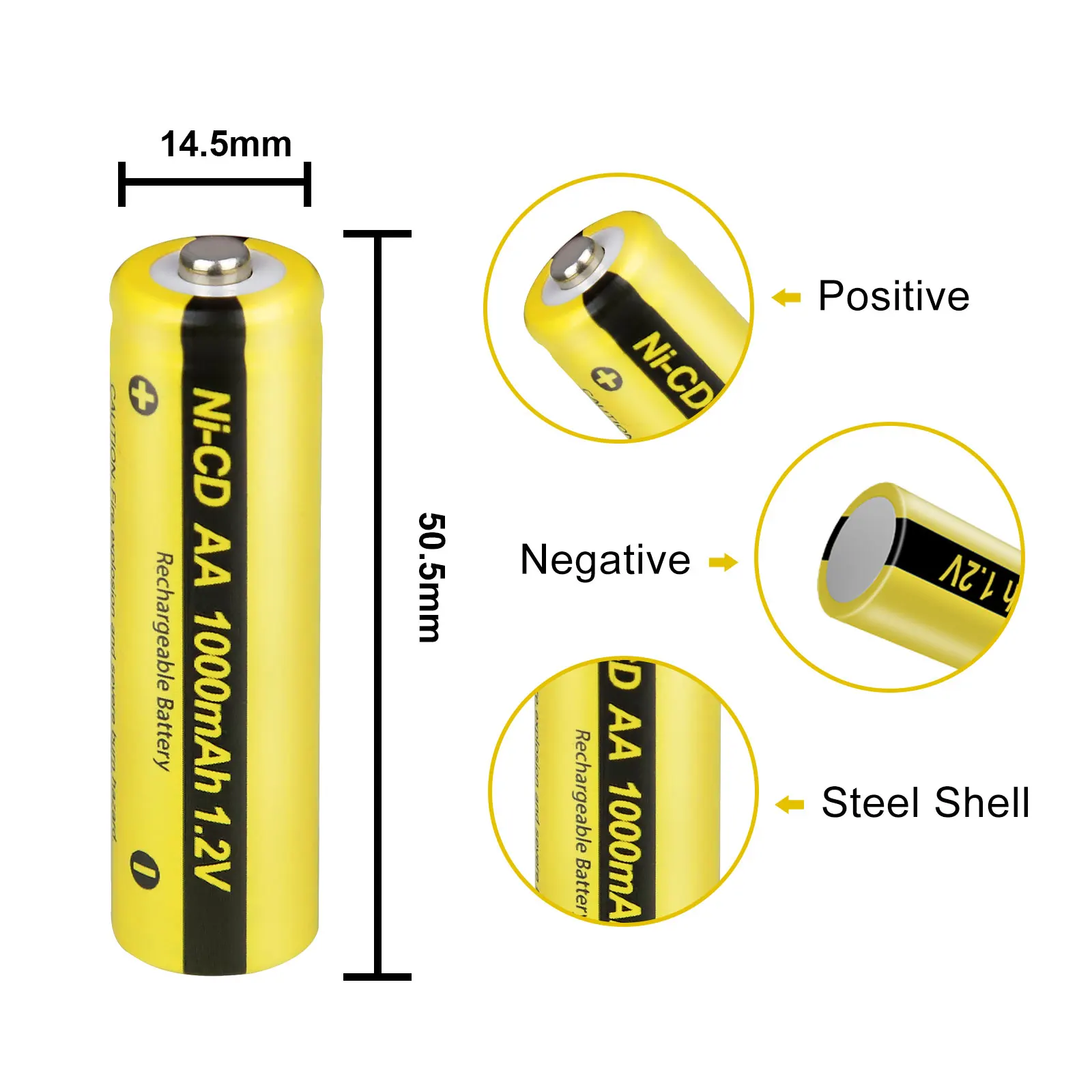 16 шт. аккумуляторные батарейки PKCELL 1 2 в NICD AA 1000 мАч А