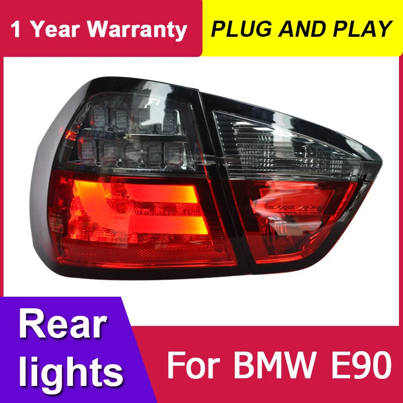 

Автостайлинг для BMW 3 серии E90, задние фонари 2005-2008 для i318 i320, светодиодные задние фонари DRL, стоп, парк, сигнальные светодиодсветодиодный фона...