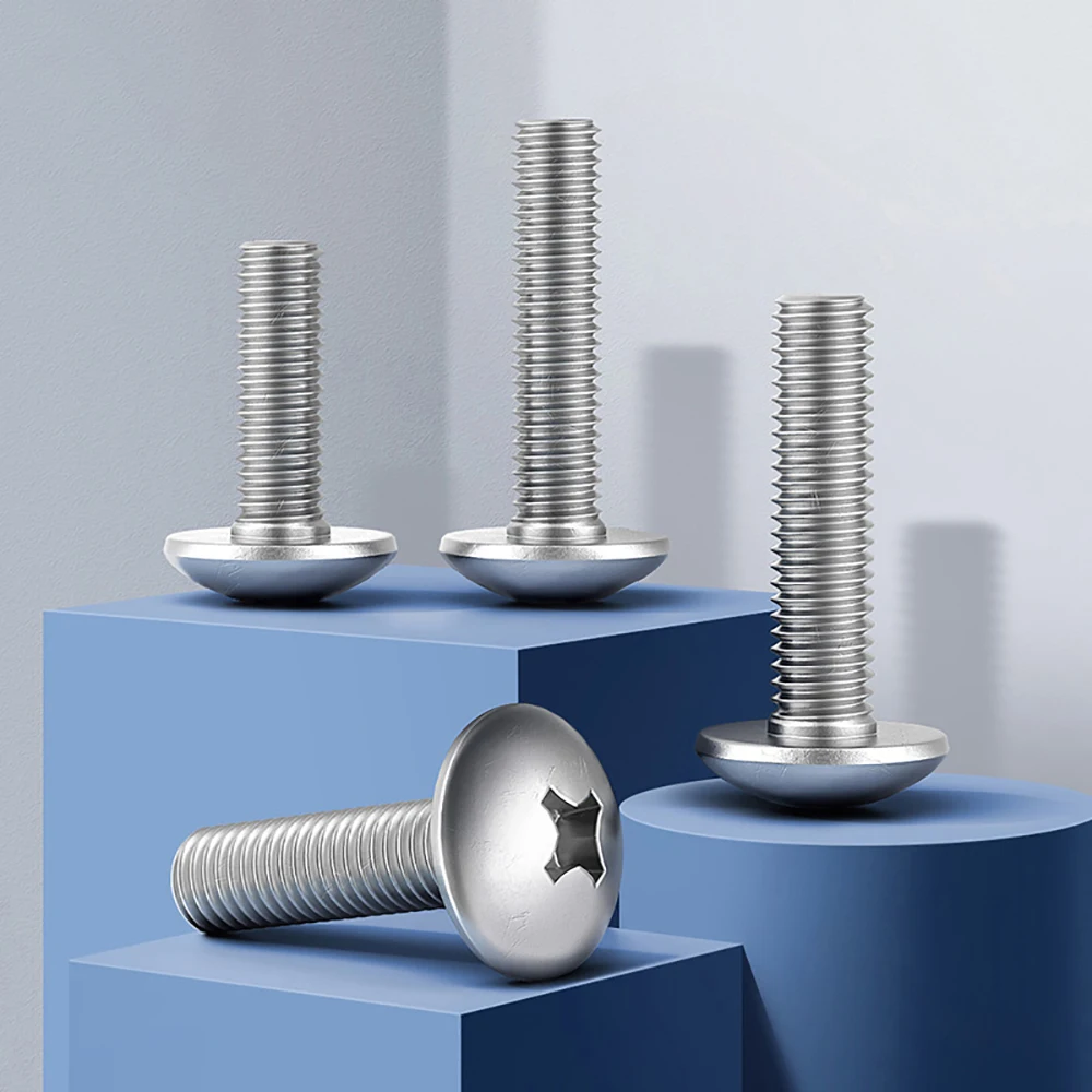M4 M5 M6 Phillips Truss Head Machine Screws - A4 316 Stainless Steel |