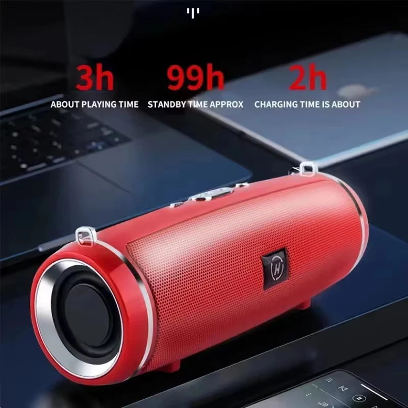 Фото Портативная Bluetooth-колонка Lenovo Outdoor IPX7, водонепроницаемая, 200 Вт, HIFI, стерео сабвуфер, FM-радио, TF, Boom Box №4