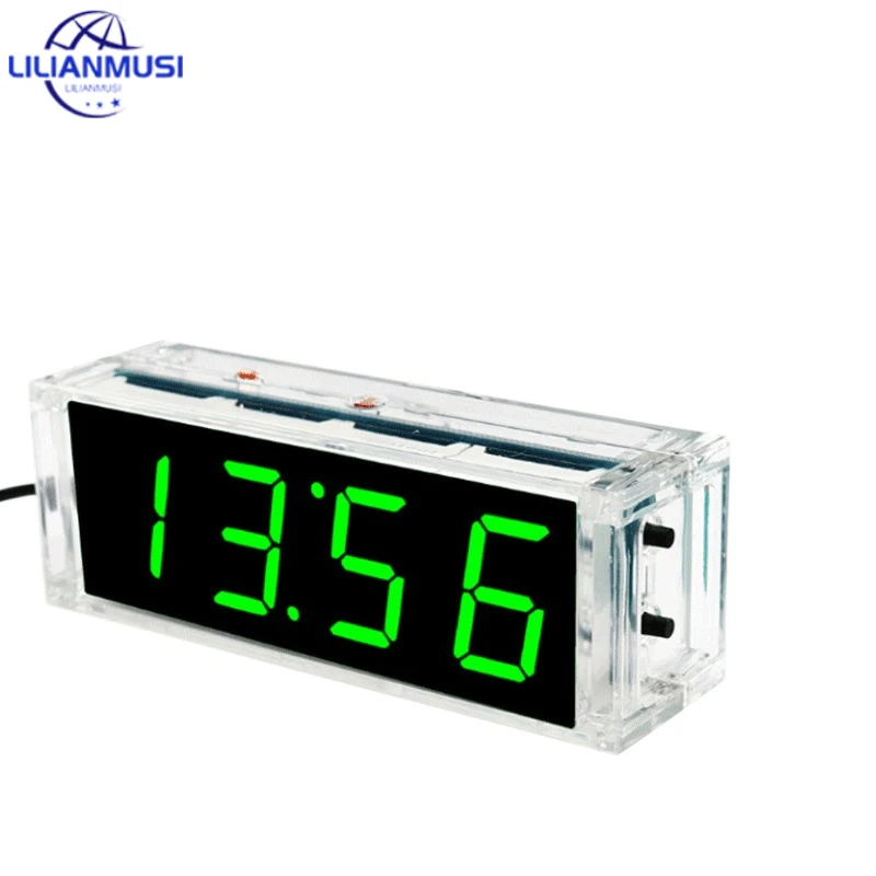 Led Display Kit Light Control Date/time/temperature Alarm Buzzer Electric Learning Kit