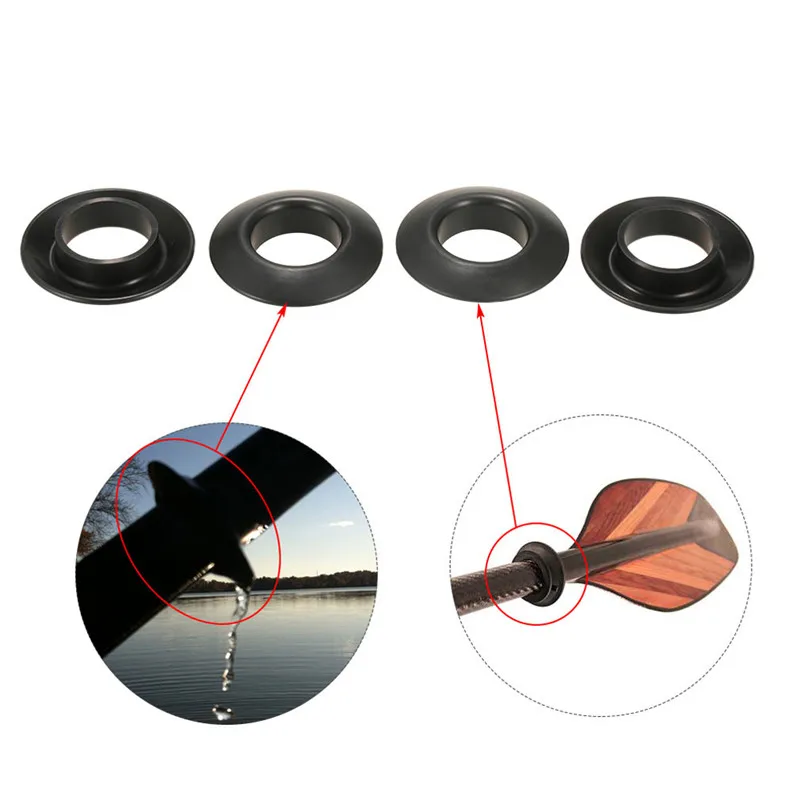 

Rowing Boat Canoe Raft Paddle Drip Rings Replacement Splash Guards Paddle Drip Rings Boat Accessories 4pcs/set