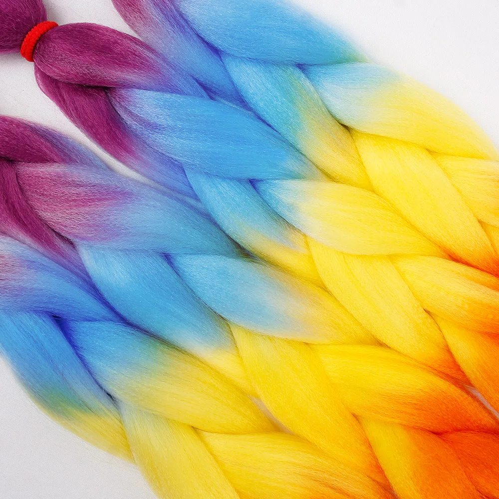 Синтетические косы Джамбо для выражения волос в коробке искусственные