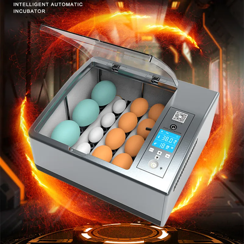 Полностью автоматический инкубатор для птиц 110 В 220 16 яиц