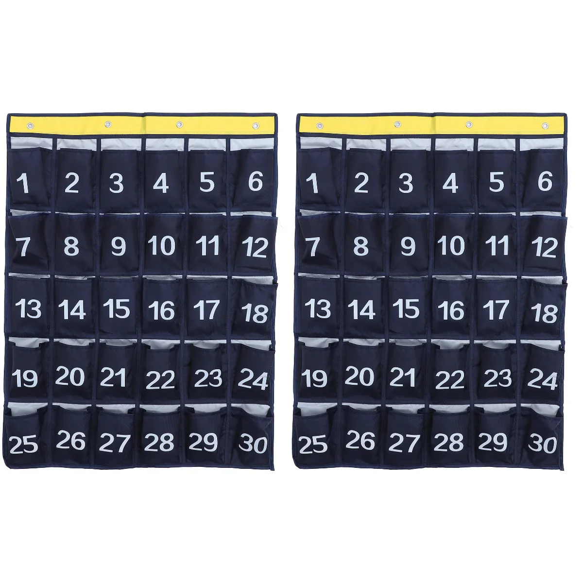 

Pocket Organizer Chart Classroom Cell Hanging Calculatorcalendar Wallphone Numbered Storageflash Organized Month Monthly Holders