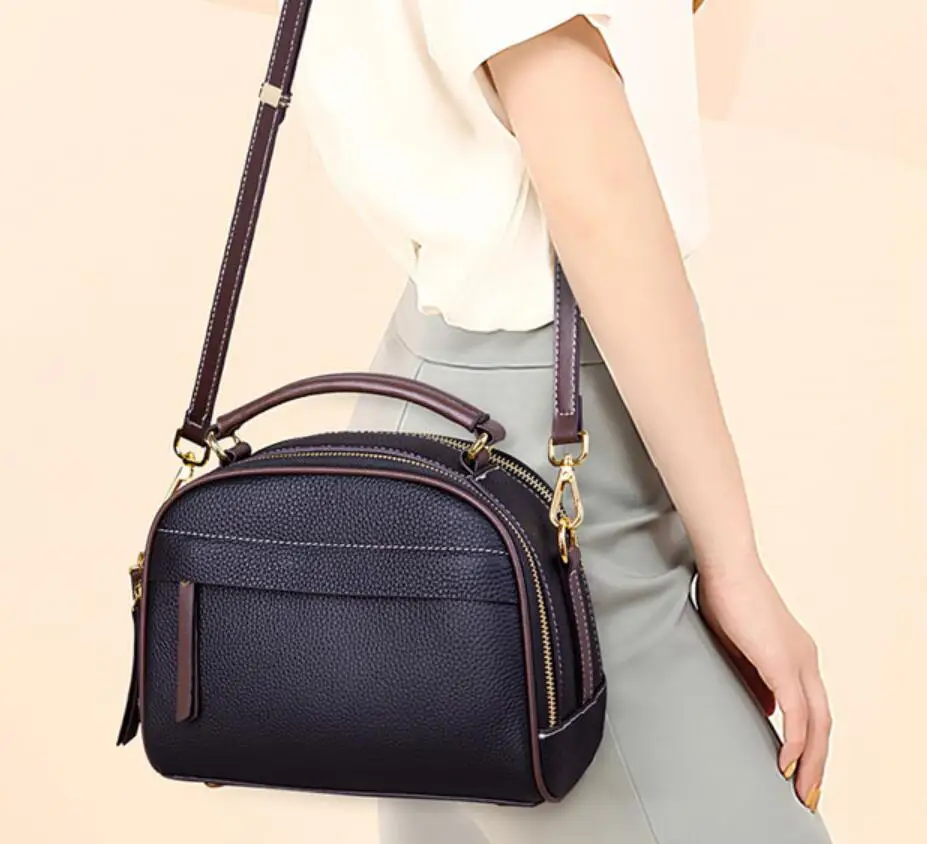 

2022 New Fashion High -Level Quality Leather Mini -Shoulder Bag Ladies Luxury Jewelry Broadband Messenger Bag Handbag