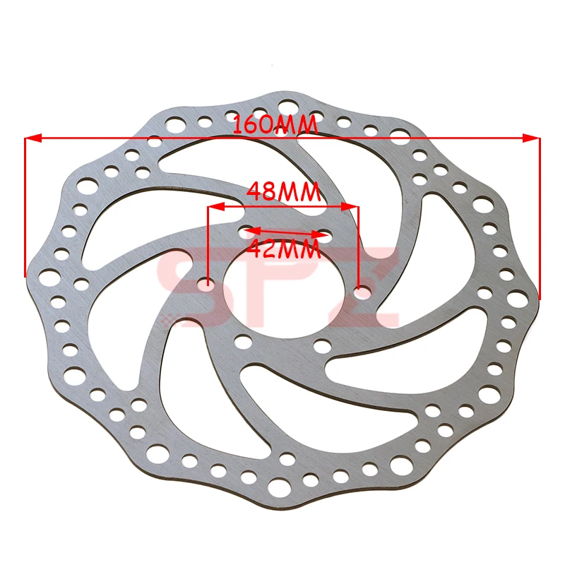 

mountain bike disc brake disc 160MM for disco freno mtb road bike 6-pin stainless steel brake disc with screw 44 disc